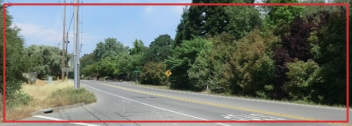 Highway entering Granite Bay, CA