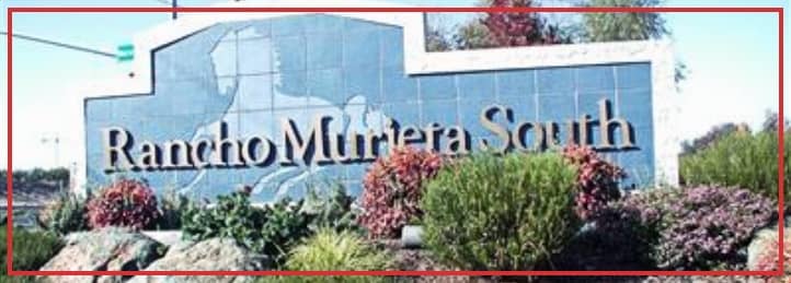 Rancho Murieta South center sign