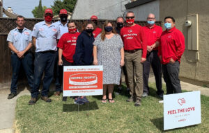 sierra-pacific-staff-standing-with-feel-the-love-recipients